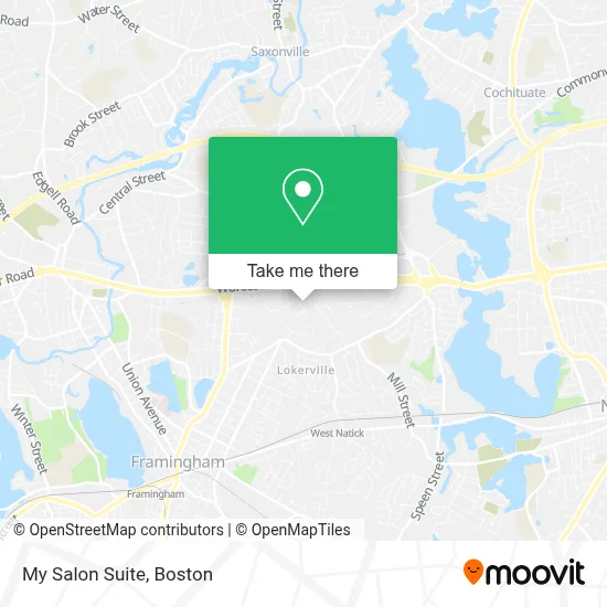 My Salon Suite map