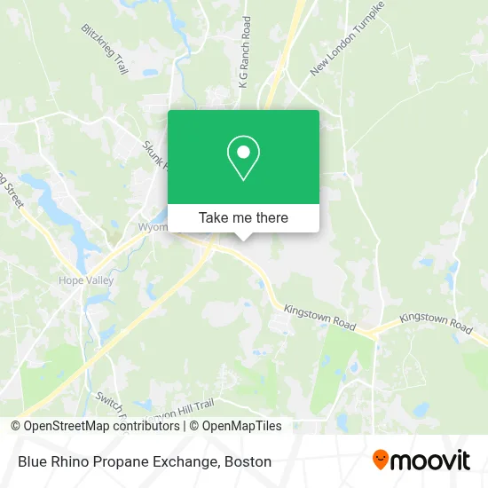 Blue Rhino Propane Exchange map