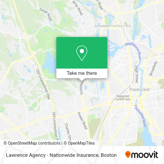 Lawrence Agency - Nationwide Insurance map