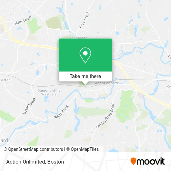 Action Unlimited map
