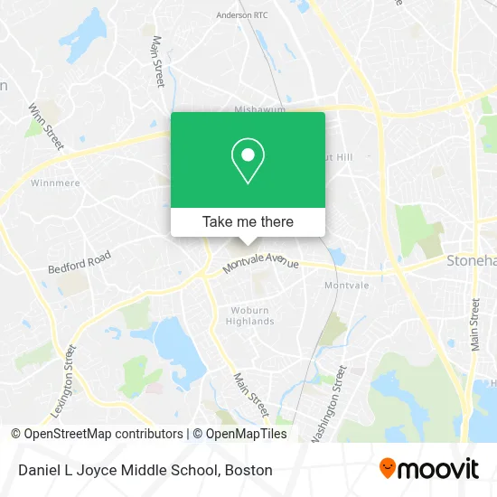 Daniel L Joyce Middle School map