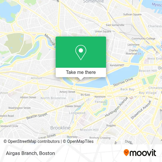 Airgas Branch map