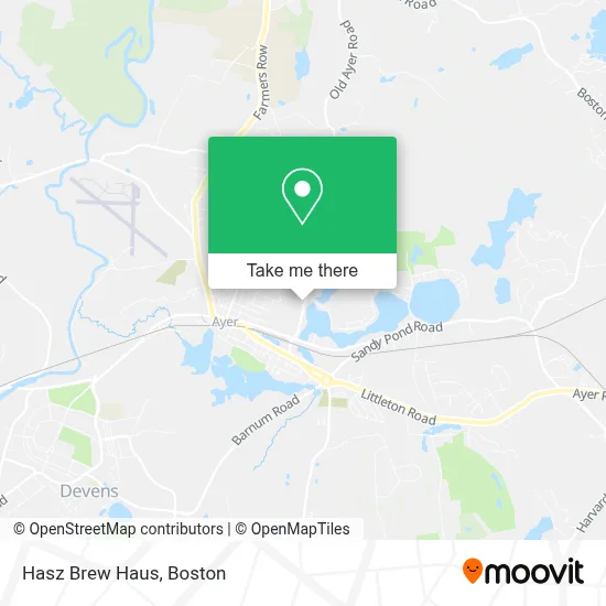 Hasz Brew Haus map