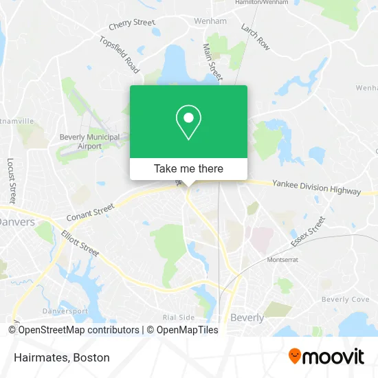 Hairmates map