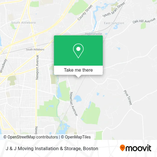 J & J Moving Installation & Storage map