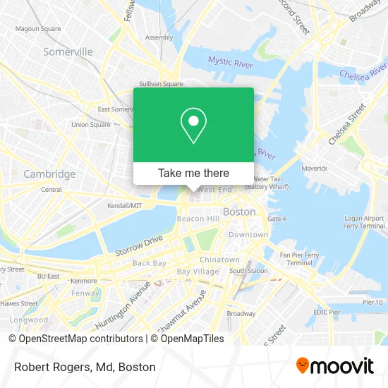 Robert Rogers, Md map