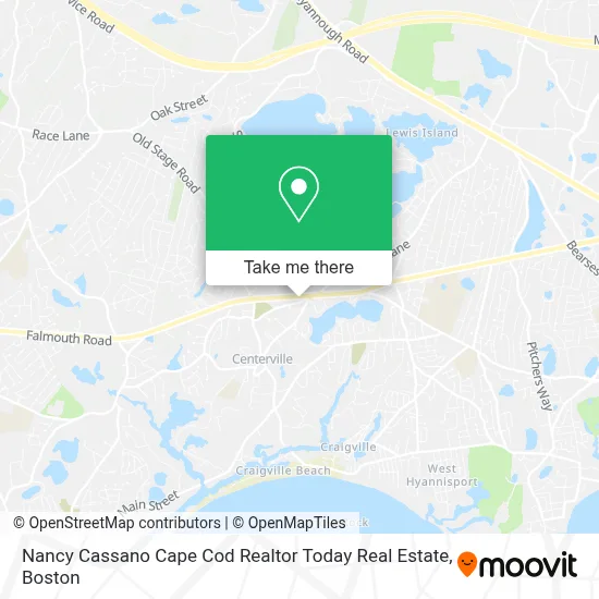 Nancy Cassano Cape Cod Realtor Today Real Estate map