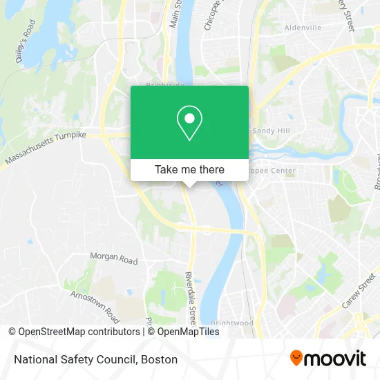 National Safety Council map
