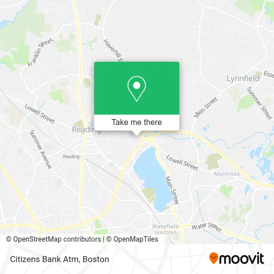 Citizens Bank Atm map