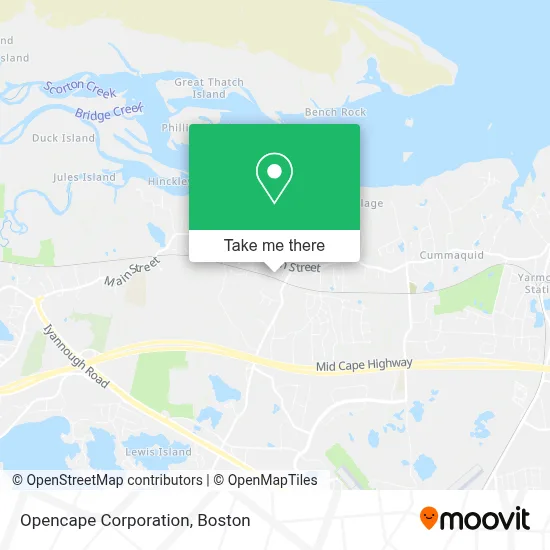 Opencape Corporation map