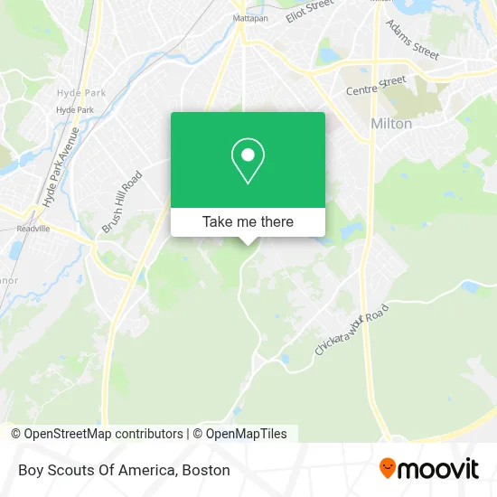 Boy Scouts Of America map