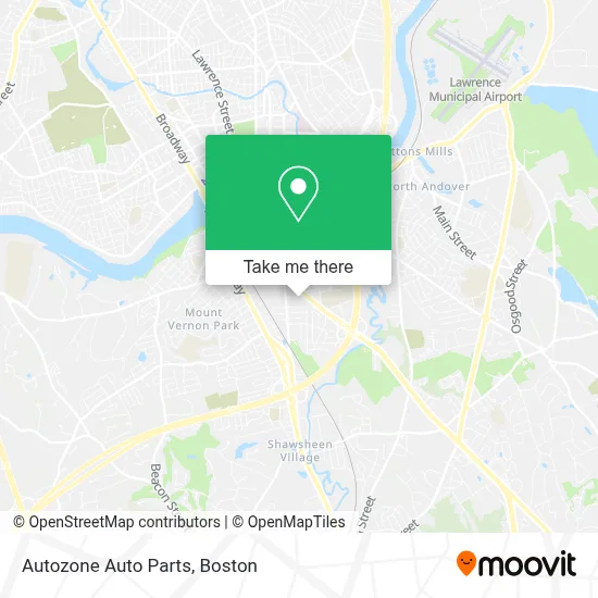 Autozone Auto Parts map