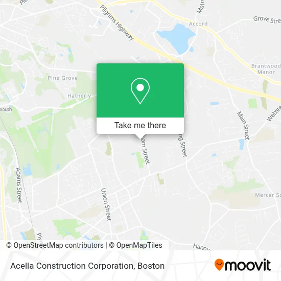 Acella Construction Corporation map