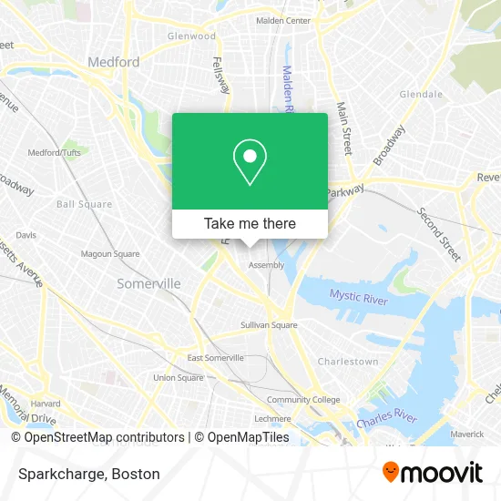 Sparkcharge map