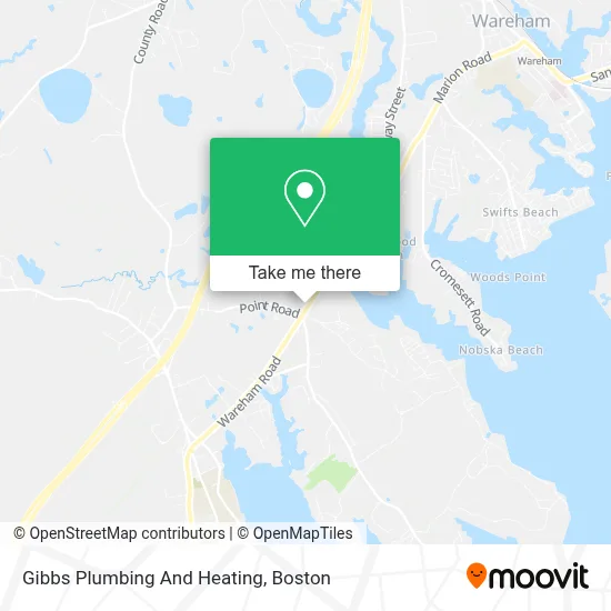 Gibbs Plumbing And Heating map