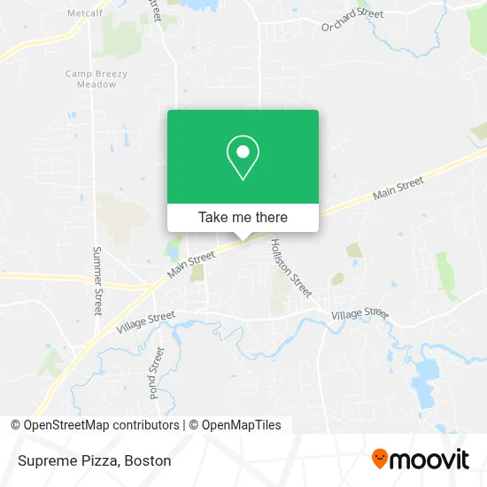 Supreme Pizza map