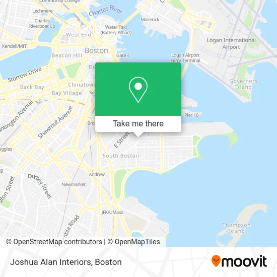 Joshua Alan Interiors map