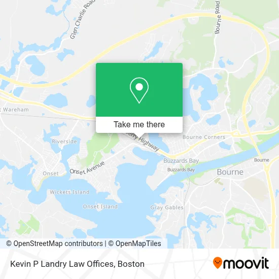 Kevin P Landry Law Offices map