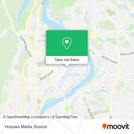 Holyoke Media map