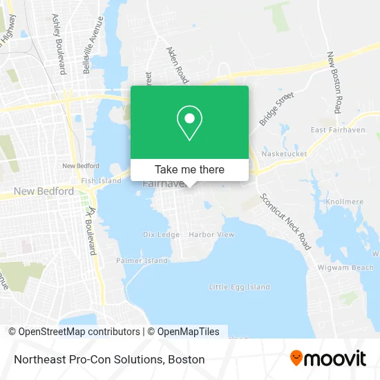 Northeast Pro-Con Solutions map