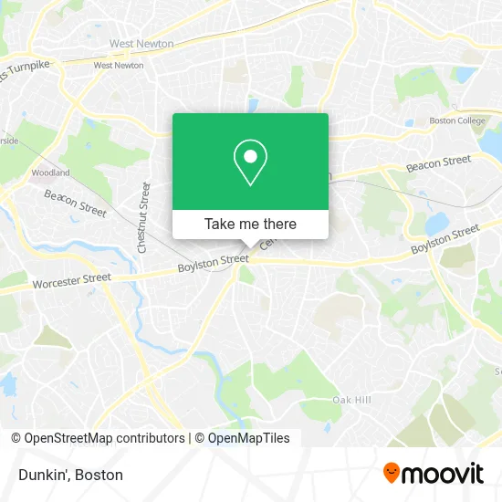 Dunkin' map