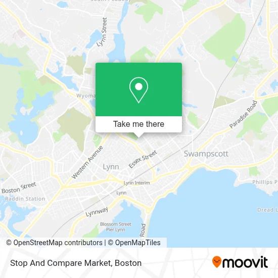 Stop And Compare Market map