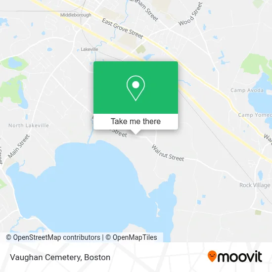 Vaughan Cemetery map