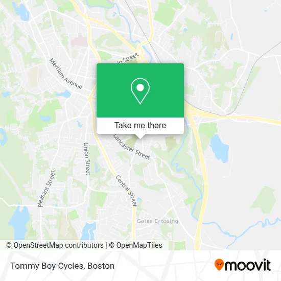 Tommy Boy Cycles map