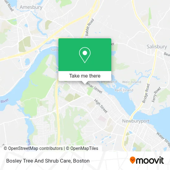 Bosley Tree And Shrub Care map