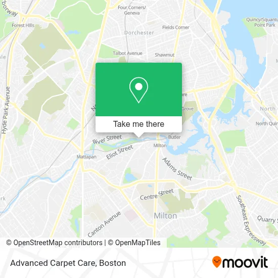 Advanced Carpet Care map