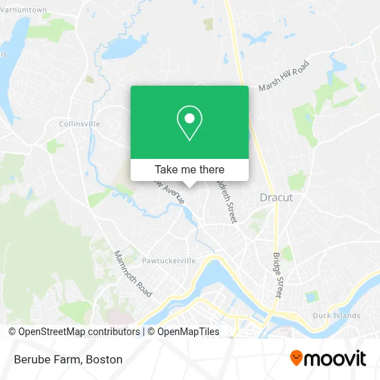 Berube Farm map
