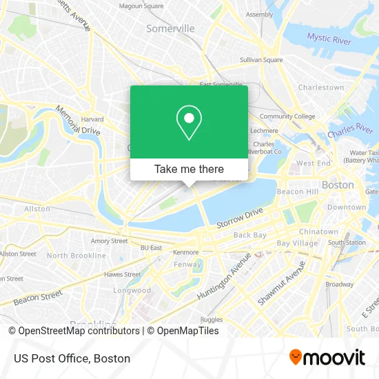 Us Post Office map
