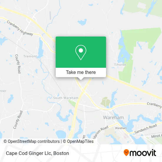 Cape Cod Ginger Llc map