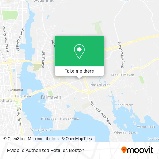 T-Mobile Authorized Retailer map