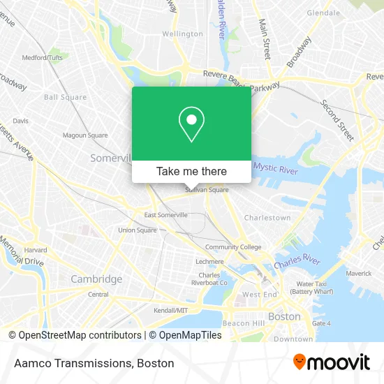 Aamco Transmissions map