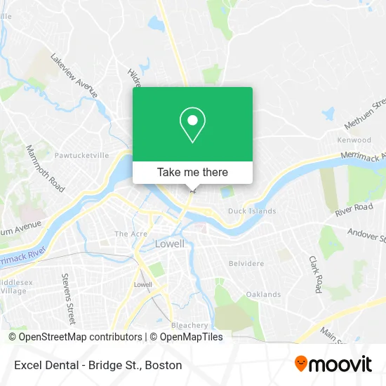 Excel Dental - Bridge St. map
