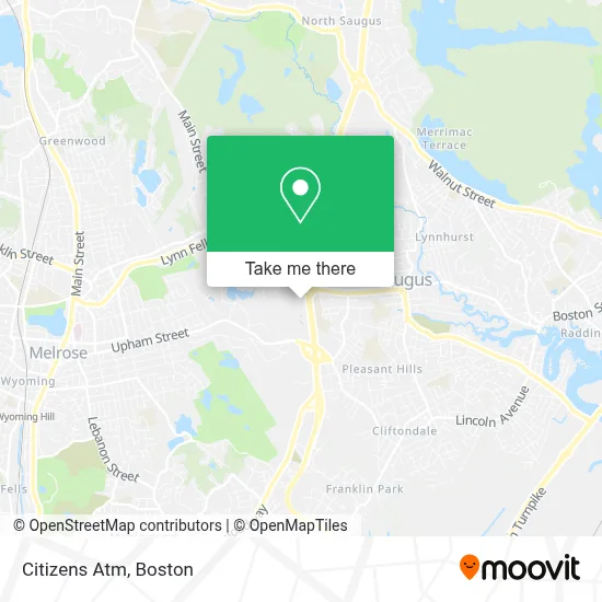 Citizens Atm map