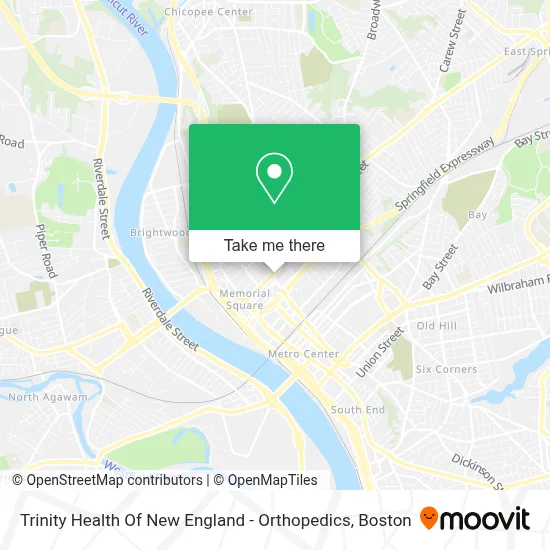 Trinity Health Of New England - Orthopedics map