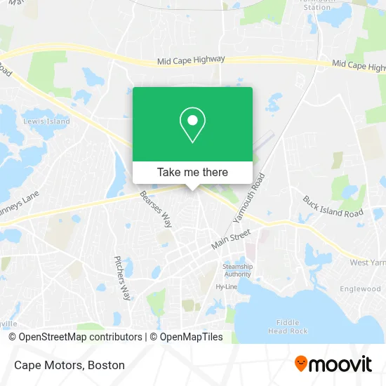 Cape Motors map
