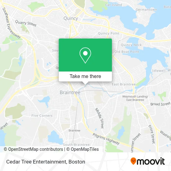 Cedar Tree Entertainment map