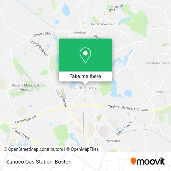 Sunoco Gas Station map