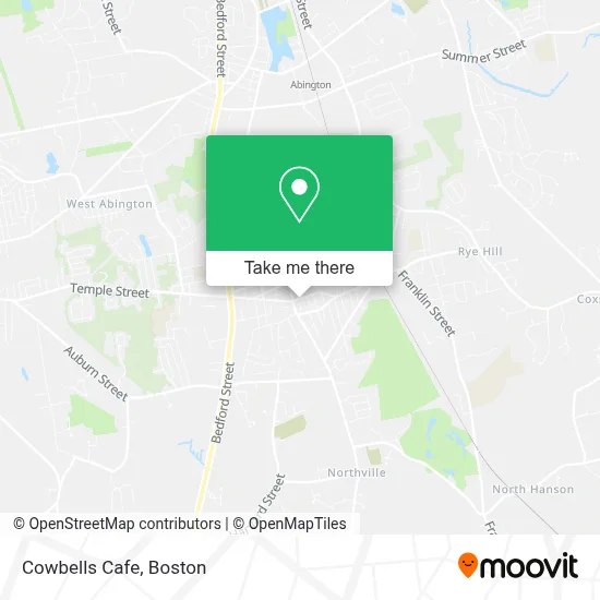Cowbells Cafe map