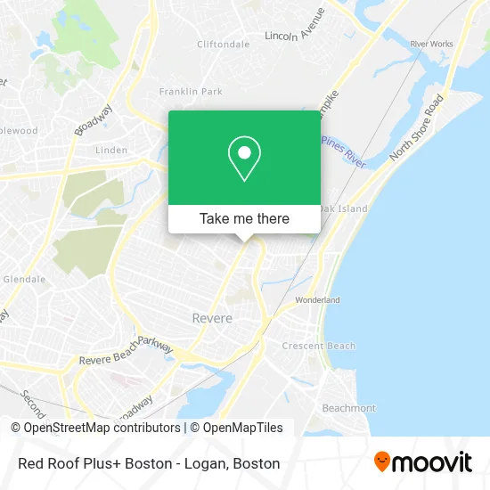 Red Roof Plus+ Boston - Logan map