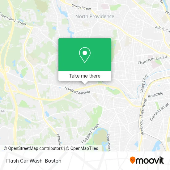 Flash Car Wash map