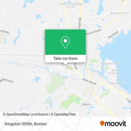 Kingston 300th map