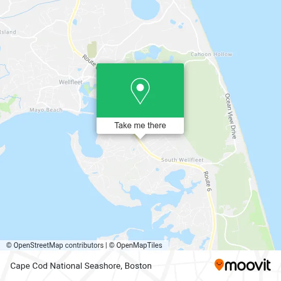 Cape Cod National Seashore map