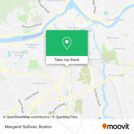 Margaret Sullivan map