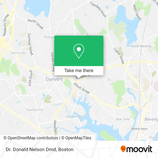 Dr. Donald Nelson Dmd map