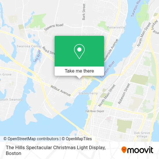 The Hills Spectacular Christmas Light Display map