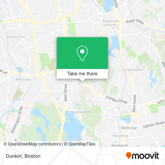 Dunkin' map